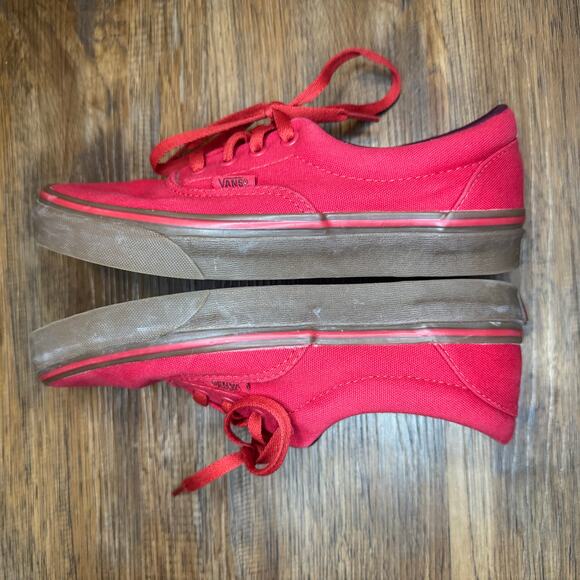Vans Era Racing Red Gum bottom Mens size 6 Womens size 7.5 - Picture 3 of 10